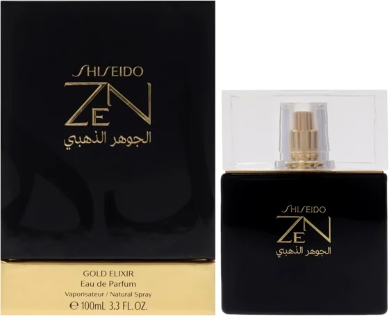 Shiseido Zen Gold Elixir, água de perfume feminina 100 ml