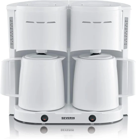Severin KA 9314, cafeteira de filtro Duo para 16 chávenas