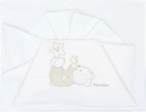 Andy & Helen, conjunto completo de lençóis, cor creme