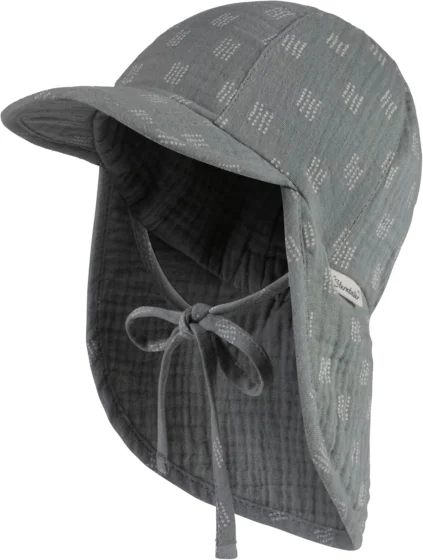 Sterntaler, gorro de musselina com proteção para o pescoço