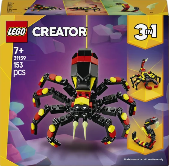 LEGO Creator 3 em 1 Fauna Selvagem, conjunto de construção