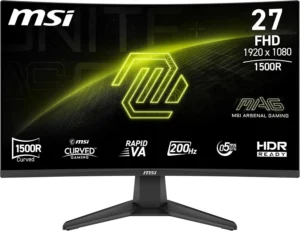 MSI MAG 276CFA E20, monitor gaming Full HD de 27" curvo a 200 Hz