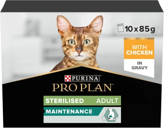 Pro Plan Cat Wet NutriSavour, comida húmida de gato, 850 g
