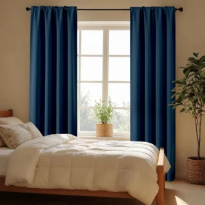 CUCRAF, 2 cortinas opacas azul-marinho de 84 polegadas