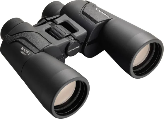 Olympus 10x50 S, binóculos com correia e estojo