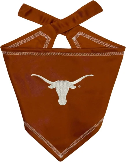Pets First NCAA Texas Longhorns, bandana para cão L/XL