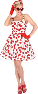 Milano Party Fashion, disfarce anos 50 com saiote e cinto