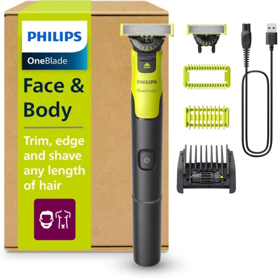 Philips OneBlade 360, aparador para barba e corpo