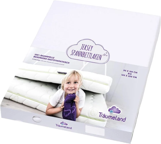 Träumeland TT02007, lençol para berço, branco