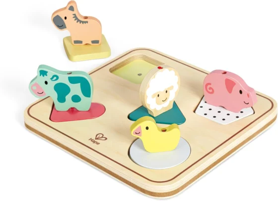 Hape Tom, puzzle sonoro de animais a partir de 12 meses