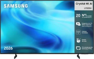 Samsung Crystal U7005H, TV 4K de 65