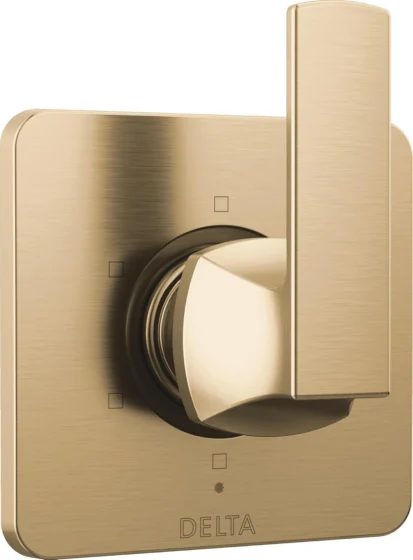Delta Faucet Velum Gold T11937-CZ, desviador de 6 ajustes