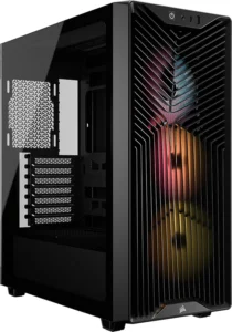 Corsair 3200D RS, caixa semitorre ARGB para PC, preto