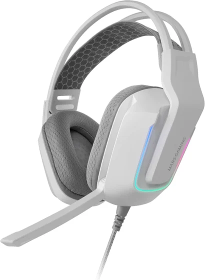 Mars Gaming MH-STRIKE, auscultadores gaming com microfone dobrável