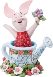 Enesco, figura decorativa do Piglet num regador