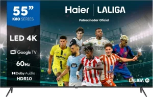 Haier H55K800UX, TV 4K de 55" com Google TV