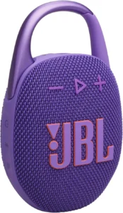 JBL Clip 5, coluna Bluetooth portátil, roxo