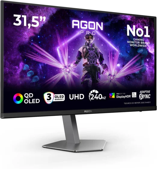 AOC AG326UZD2, monitor gaming de 32 polegadas, 240 Hz