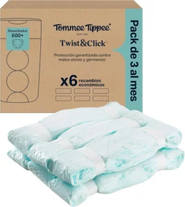 Tommee Tippee Twist & Click, recargas para balde de fraldas