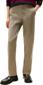 Tommy Hilfiger Denton, calças chinos para homem, corte reto
