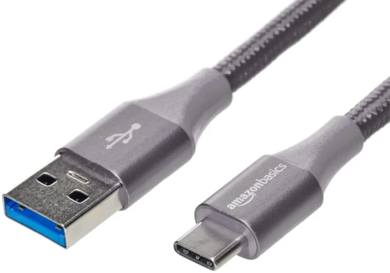 Amazon Basics Cabo de carregamento rápido USB-C para USB-A 3.1 Gen 1