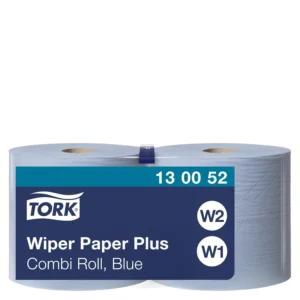 Tork 130052 Papel de secagem extra premium/pano, 2 x bobinas, azul