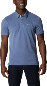 Columbia Nelson Point, polo de manga curta para homem