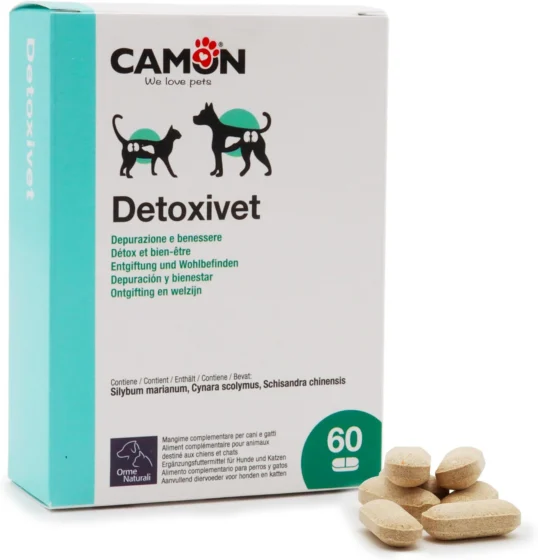 Camon Detoxivet, 60 comprimidos para animais de estimação