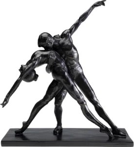 Kare Design, figura decorativa de bailarinos, preto, 38 cm