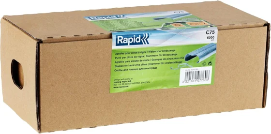 Rapid, agrafos de 6 a 18 mm, conjunto de 6000 peças