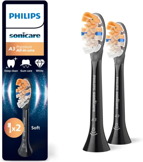 Philips Sonicare A3 Premium All-in-One, 2 cabeças de escova