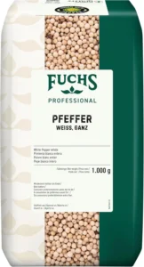 Fuchs Professional, pimenta branca inteira, 1 kg
