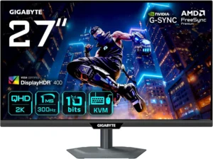 GIGABYTE M27Q3 Monitor Gaming QHD 27" 2560 x 1440, 170Hz, 1 ms