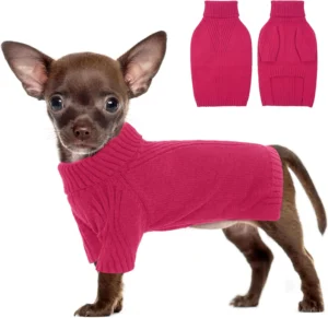 IECOii, camisola de malha para cães pequenos