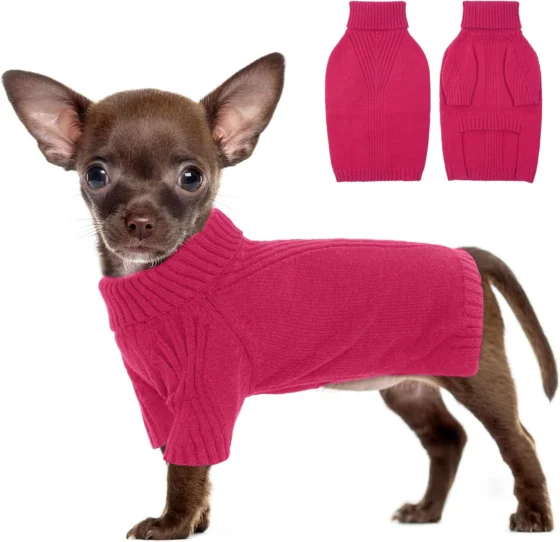 IECOii, camisola de malha para cães pequenos
