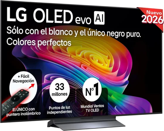 LG OLED55C64LA, Smart TV OLED 4K de 55