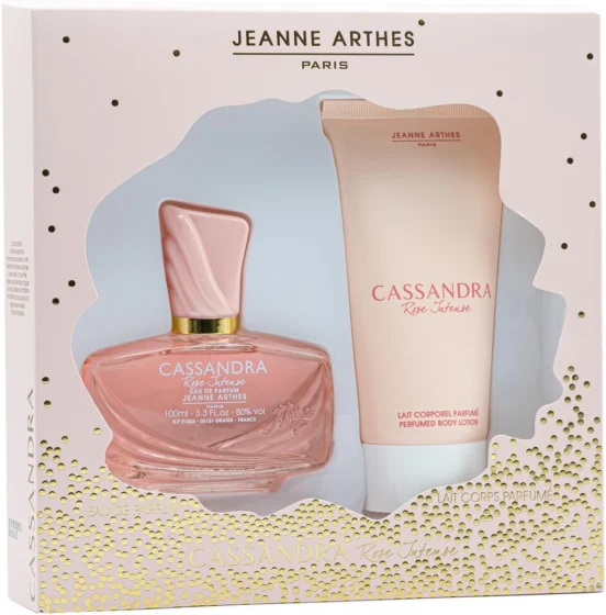 Jeanne Arthes Cassandra Rose Intense, conjunto de perfume