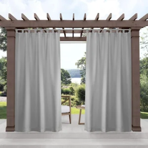 Exclusive Home Cabana, painel de cortina 54 x 132, cinzento