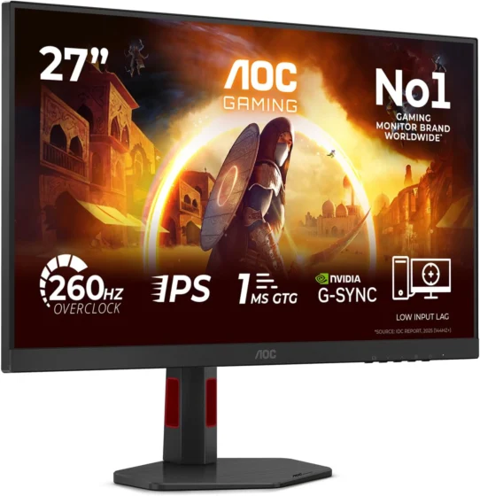 AOC 27G4ZR, monitor gaming de 27 polegadas com 260 Hz