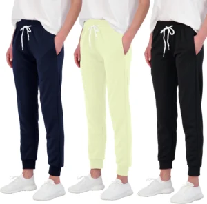 Real Essentials, calças desportivas para mulher, pack de 3