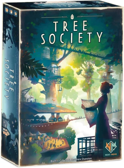 Asmodee Tree Society, jogo de tabuleiro para 2 a 4 jogadores