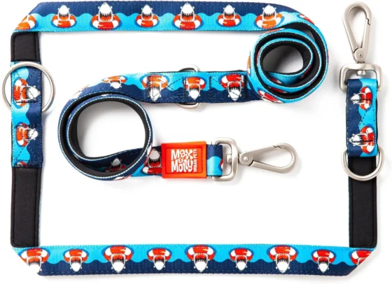 Max & Molly Frenzy The Shark, trela para cães de 2 m