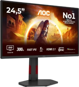 AOC Q25G4SR, monitor gaming de 25" com 300 Hz
