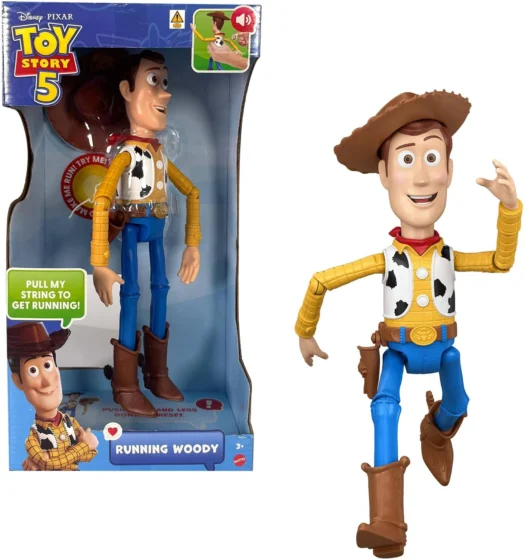 Mattel Toy Story 5 Woody Corredor, boneco da Disney e Pixar