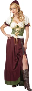 California Costumes 1254 Wench disfarce medieval, multicolor, S