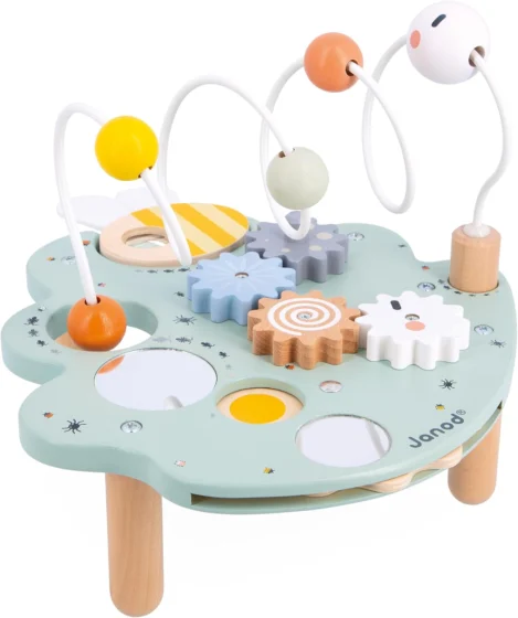 Janod Sweet Cocoon, mesa de atividades a partir de 18 meses