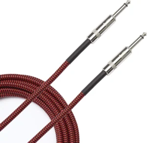 D'Addario, cabo de guitarra entrançado de 7,62 m