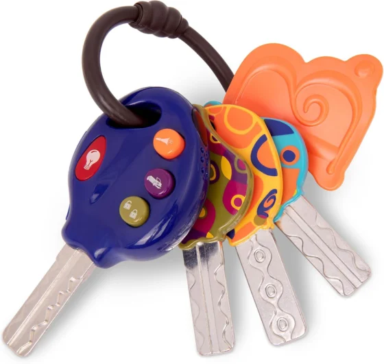 B. toys LucKeys, chaves de brinquedo com luzes e som