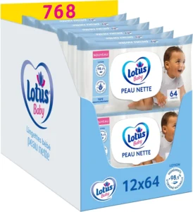 Lotus Baby, toalhetes para bebé, 768 unidades