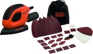 BLACK+DECKER Lixadeira de Detalhe Mouse, 55 W com 11.000 RPM